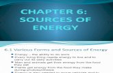 Sc Form 1 6.0 Sources of Energy