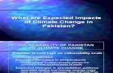 What Are Expected Impacts of Cliamte Change in Pakistan