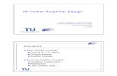 Engineering - RF Power Amplifier Design - eBook