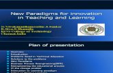New Paradigms Teaching and Learning
