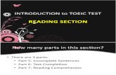 Introduction to Toeic Test