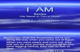 I AM - Week 2 - Jehovah Nissi