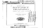 Bayonet Training