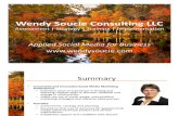 Wendy Soucie Consulting - Consultant Brief - Technical Sales, Applied Social Media, Strategy, Action