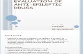 evaluation of antiepileptic drugs