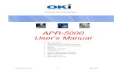 APR-5000 User Manual 7000-1370_D2
