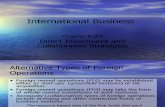 International Business Chapter Eight (Direct Investme