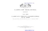 Act 442 Labuan Trust Companies Act 1990