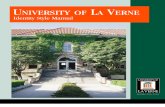 University of La Verne Style Manual