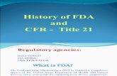 FDA History