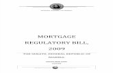 Mortgage Regulatory Bill, 2009, SB. 288