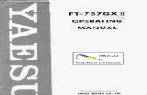 Yaesu FT-757GXII Operating Manual