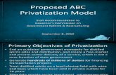 Proposed ABC Privatization Model 96