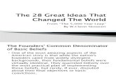 The 28 Great Ideas That Changed the World