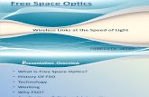 Presentation on Free Space Optics