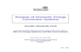 Analysis for Domestic Energy Conversion Systems