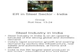 ER in Steel Sector - India