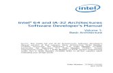 Intel® 64 and IA-32 Architectures Software Developer's Manual Volume 1