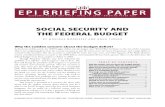 Social Secuirty and the Federal Budget