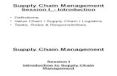 Session I - Introduction Course on Supply Chain Management