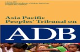 Asia Pacific Peoples Tribunal on ADB
