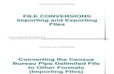 File Conversions