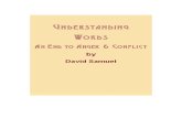 David Samuel - Understanding Words, An End to Anger & Conflict
