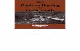 2010 Guide to Hunting and Public Lands