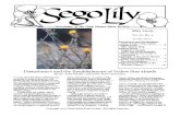 May-June 2009 Sego Lily Newsletter, Utah Native Plant Society