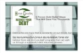 Hureon Consulting 5 Proven Debt Relief Tips