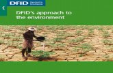 DFID's Approach to the Environment