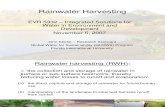 Rainwater Harvesting - Global Water for Sustainability