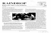 Raindrop Newsletter July 1992 v7 Rainwater Harvesting Bulletin