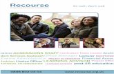 A5 Leaflet for Recourse: Supporting those working in Higher Education