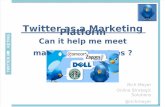 Twiiter as a Marketing Tool