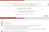 On Q-Optimal Signed Martingale Measures - Slides
