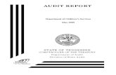 Audit Report: Tennessee Department of Children’s Services, May 2009