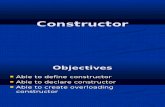 Introduction to Java Programming - Constructor