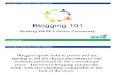 Blogging 101 PPT