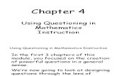 Chapter 4 Math