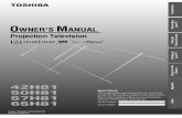 Toshiba 42H81 Owner'sManual