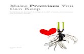 Promises You Can Keep