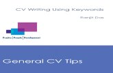 CV Writing Using Keywords