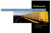 TLIA207C - Maintain Container Cargo Records - Learner Guide