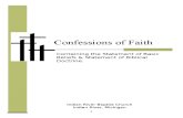 Confessions of Faith (Indian River Baptist Church)
