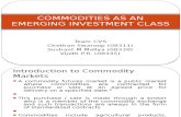Commodities as an Emerging Investment Class