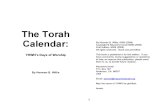 The Torah Calendar Home Printable