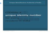 Creating a Unique Identity for Every Resident in India
