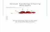 Tart Cherry Recipes