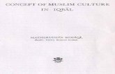 Concept of Muslim Culture & Imam Mahdi by Dr Sir Allama Muhammad Iqbal